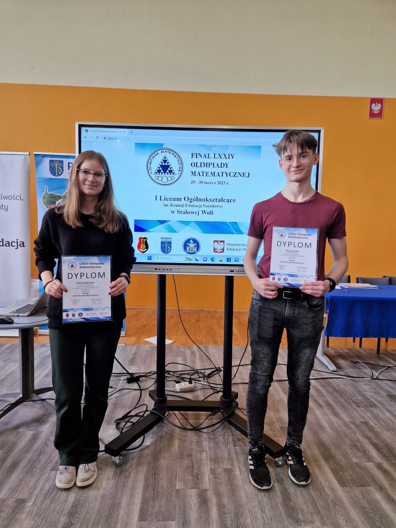 Finaliści LXXIV Olimpiady Matematycznej 