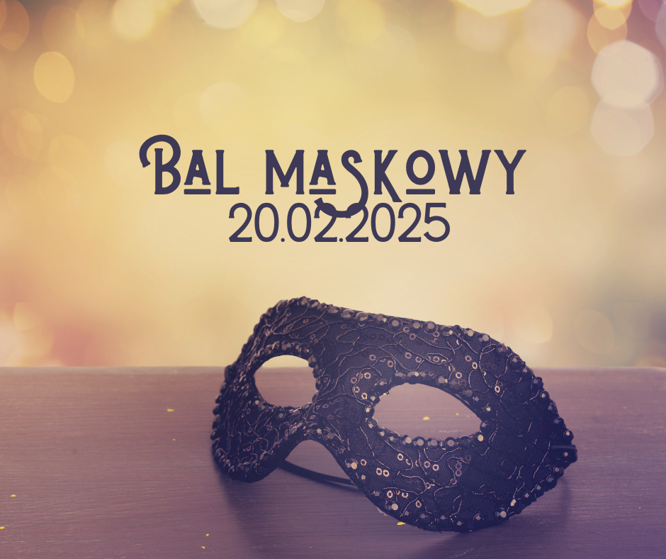 Bal maskowy - zaproszenie