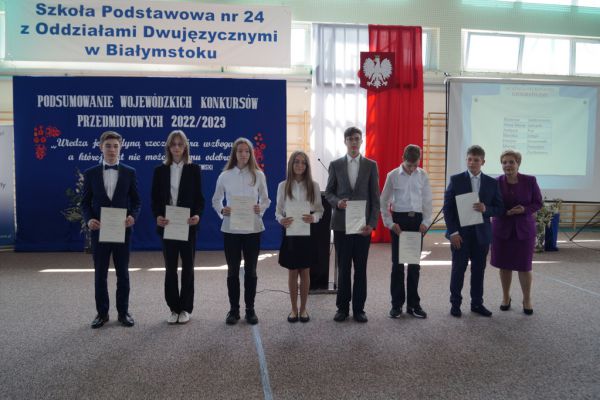 Uroczyste podsumowanie wojewódzkich konkursów przedmiotowych