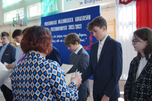 Uroczyste podsumowanie wojewódzkich konkursów przedmiotowych