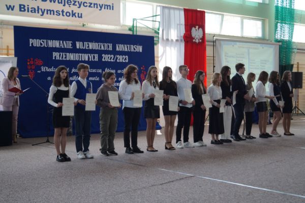 Uroczyste podsumowanie wojewódzkich konkursów przedmiotowych