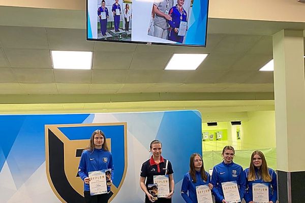 Weronika Puchalska na podium