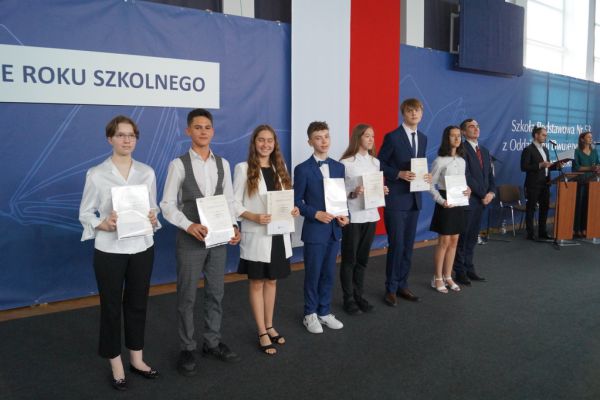 Zakończenie roku szkolnego w klasach ósmych