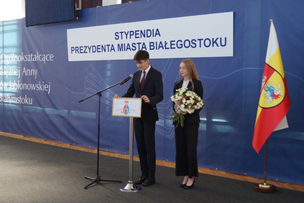 Uroczystość wręczenia astypendiów Prezydenta Miasta Białegostoku