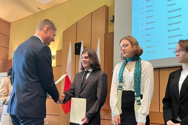 Jan Błażuk z kl. 4A