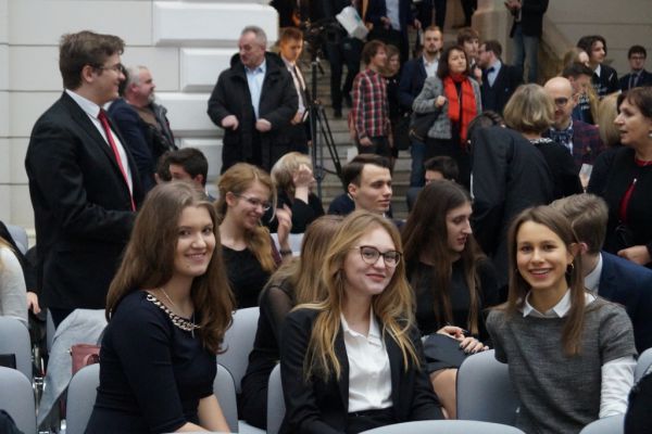 Uczniowie II LO na Gali