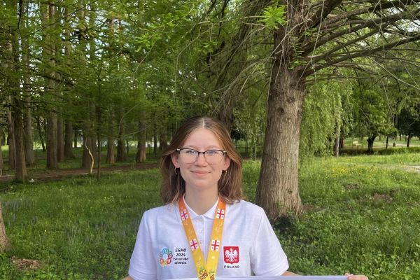 EGMO Gruzja 2024 Sylwia II LO Białystok srebrny medal