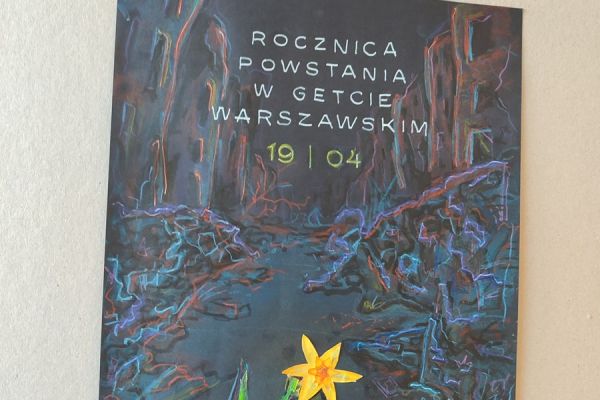 Autorski plakat nawiązujący do wydarzeń