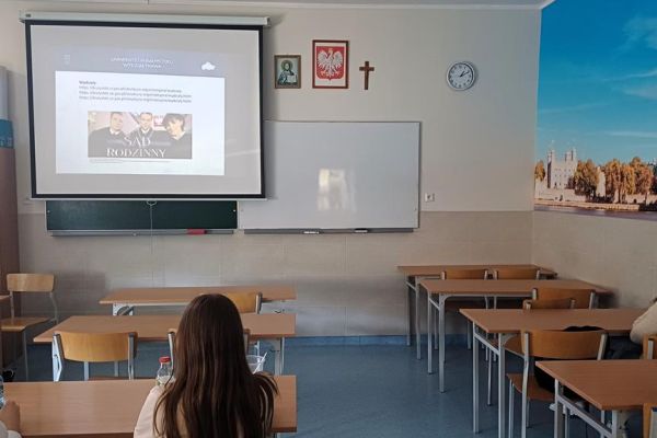 Prelekcja nt. podstawowych zasad procesu cywilnego - kliknięcie spowoduje powiększenie zdjęcia Prelekcja nt. podstawowych zasad procesu cywilnego