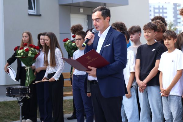 Uroczyste otwarcie nowej części szkoły - kliknięcie spowoduje powiększenie zdjęcia