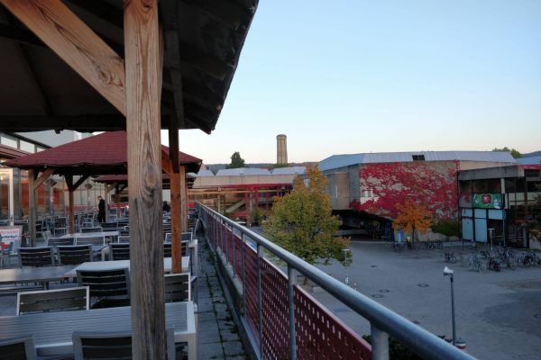 Getynga, widok z tarasu