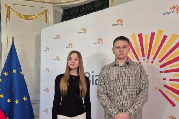  Aleksandra Witek (7a) , Karol Kondratiuk (7c