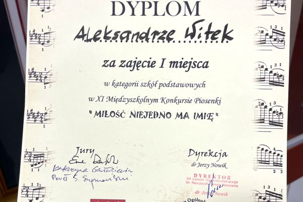 Międzyszkolny Konkurs Piosenki 2025