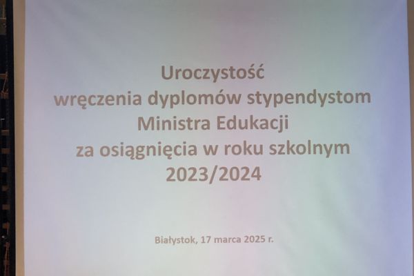 Stypendia Ministra Edukacji