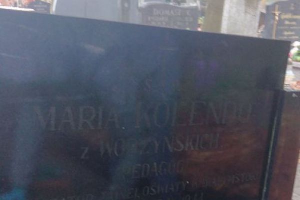 Tablica nagrobkowa, granitowa - kliknięcie spowoduje powiększenie zdjęcia Tablica nagrobkowa, granitowa