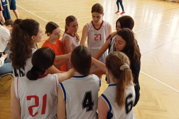 Sala gimnastyczna - Przerwa w meczu 