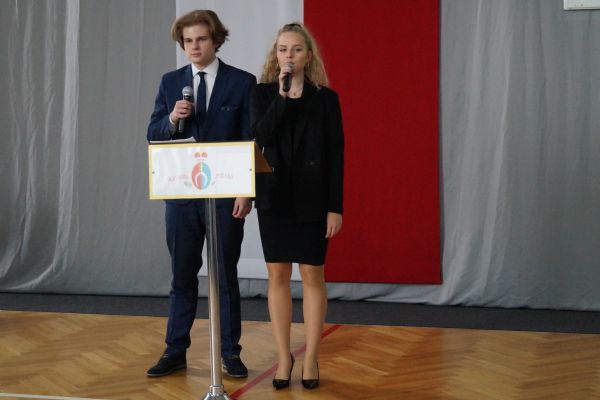 Prowadzący uroczystość